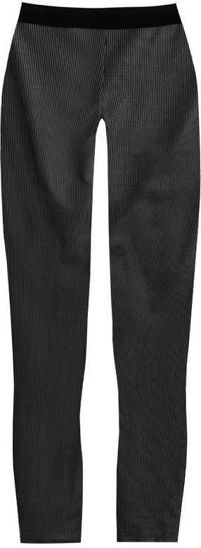 BŁYSZCZĄCE LEGGINSY W GEOMETRYCZNY WZÓR CZARNE (316ART)