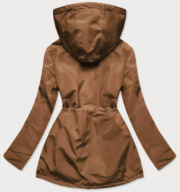 KURTKA - PARKA DAMSKA KARMELOWA (RQW-6852)