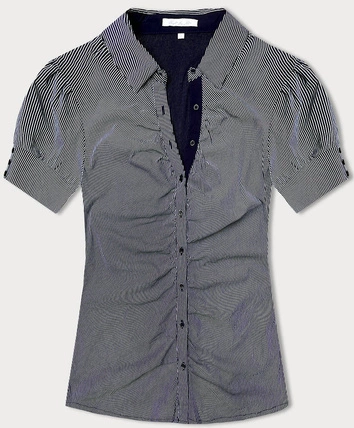 Bluzka z kołnierzykiem granatowa (SST2030D)