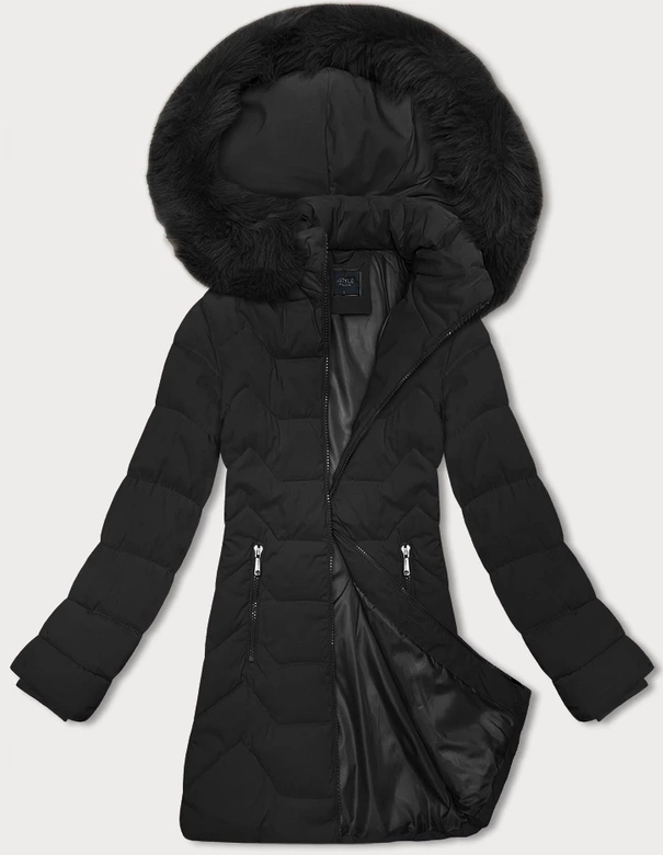 Kurtka damska z kapturem J Style czarna (16M9121-392/392A)