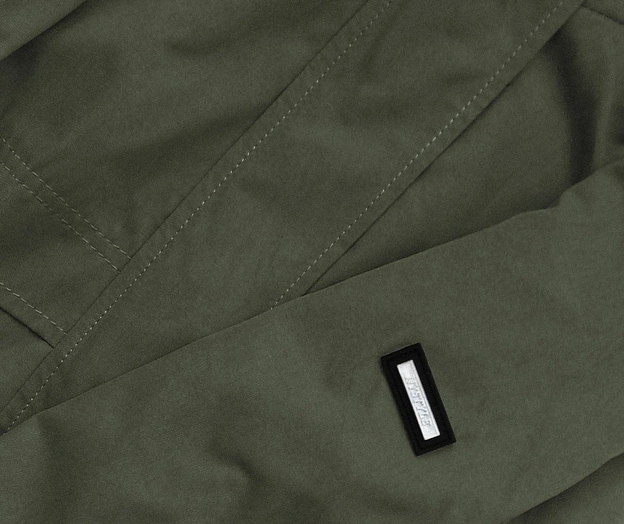 Krótka parka z kapturem army (tlr243)