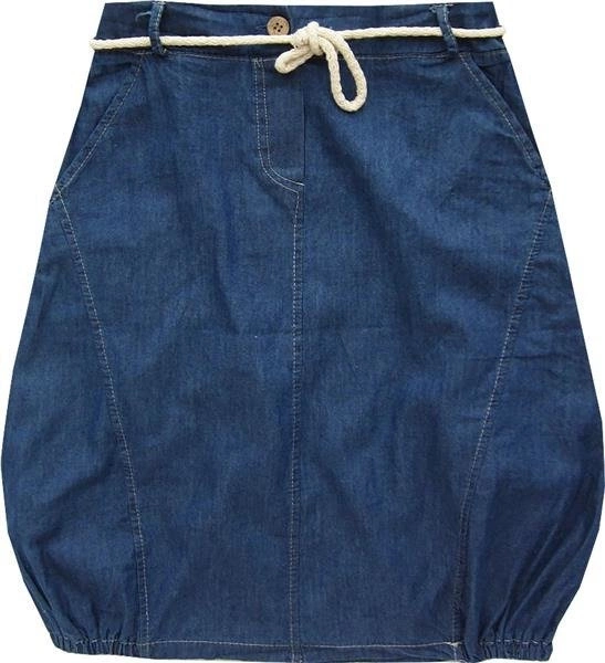 SPÓDNICA A'LA JEANS GRANATOWA (GOOD56)