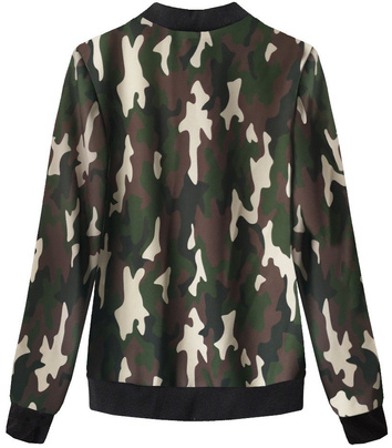 Cienka bluza typu bomber moro (261/1art)