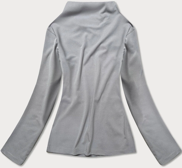 Bluza damska na suwak szara (hd152-03)