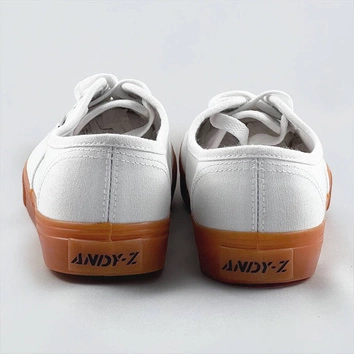 Tenisówki na kontrastowej podeszwie białe (aw0212-02)