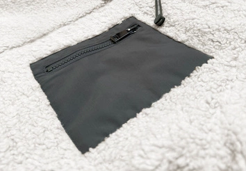 Dwustronna kurtka zimowa z misiem J Style czarna (16M9167-392)