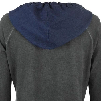 BLUZA Z BŁYSZCZĄCĄ RÓŻĄ GRAFITOWA (5092)