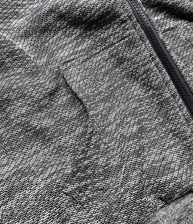 DAMSKA BLUZA SPORTOWA Z WYSOKĄ STÓJKĄ GRAFITOWA (58329)