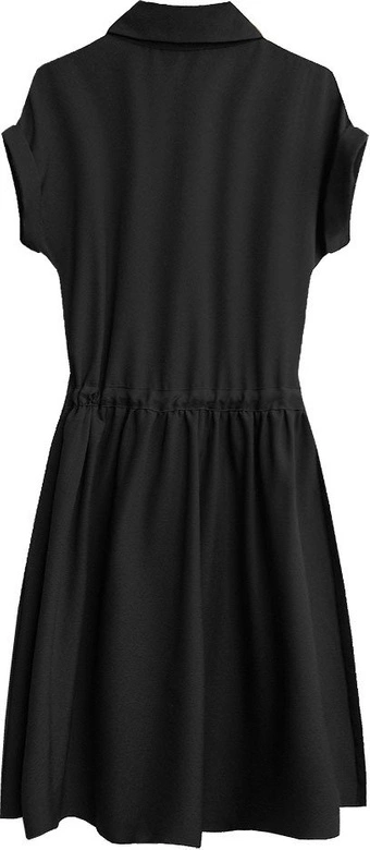 SUKIENKA KOSZULOWA CZARNA (339ART)