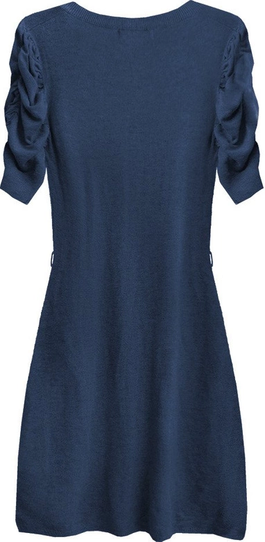 SWETERKOWA SUKIENKA GRANATOWA (1109/2)