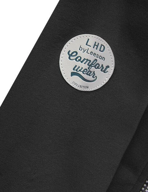 BLUZA Z KAPTUREM CZARNA (525A)