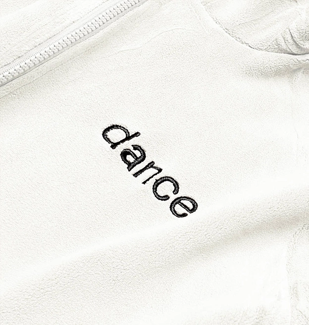 Polarowy komplet dresowy damski ecru (YP-1024)