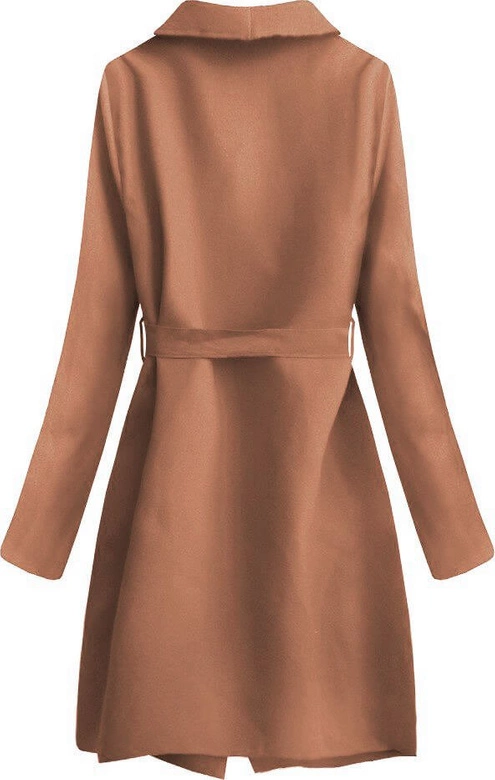 MINIMALISTYCZNY PŁASZCZYK JASNOBRĄZOWY (552ART)