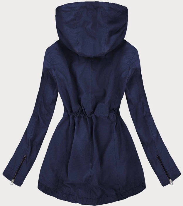LEKKA KURTKA TYPU PARKA GRANATOWA (TLR201)