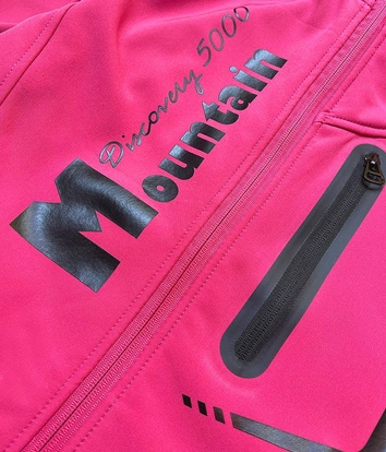 DAMSKA KURTKA SOFTSHELL RÓŻOWO-CZARNA (HH030)
