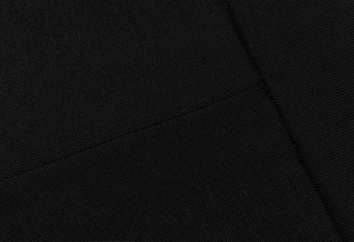 Bawełniane legginsy rybaczki czarne (YW01045-a1)