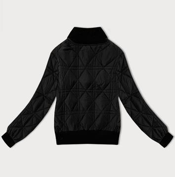 Krótka damska kurtka typu bomber J Style czarna (16M9227-392)