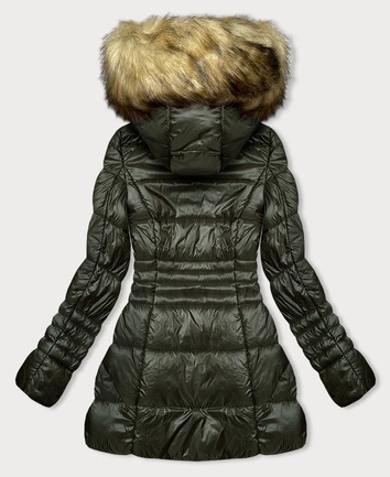 Przejściowa kurtka damska pikowana army (2M-052)