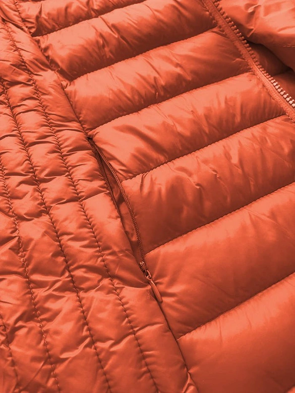 Pikowana kamizelka damska ceglana (23039-252)