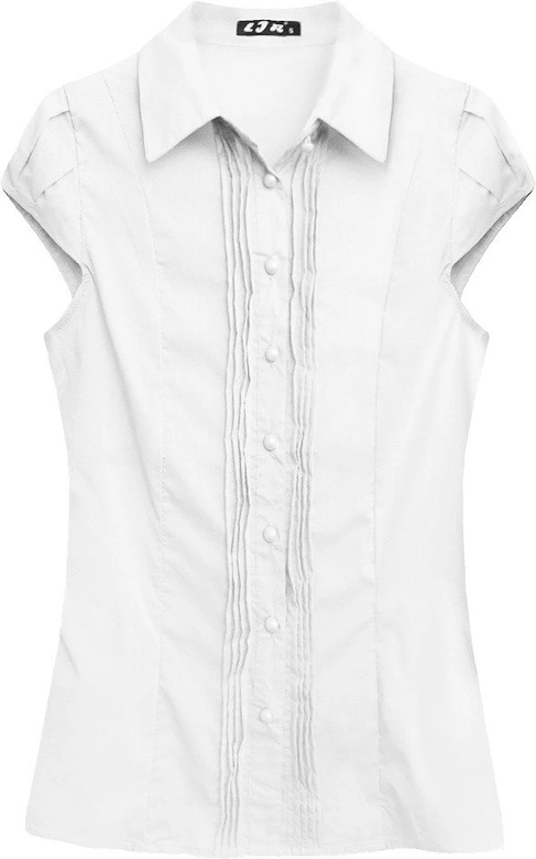 KOSZULA Z KRÓTKIM RĘKAWEM BIAŁA (X1050X)