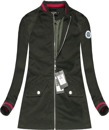 DŁUŻSZA KURTKA TYPU BOMBER KHAKI (1725)