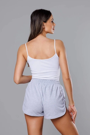 Sportowe spodenki damskie szare (8K951-2)