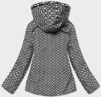 Dwustronna kurtka damska czarno/biała (w588big)