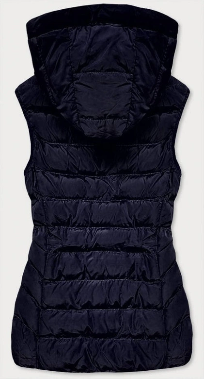 KAMIZELKA DAMSKA Z PUCHEM NATURALNYM GRANAT (RQW6815)