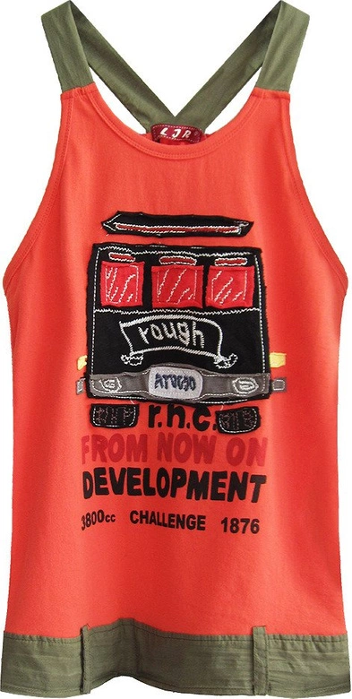 BAWEŁNIANA BOKSERKA CZERWONA (X1078X)