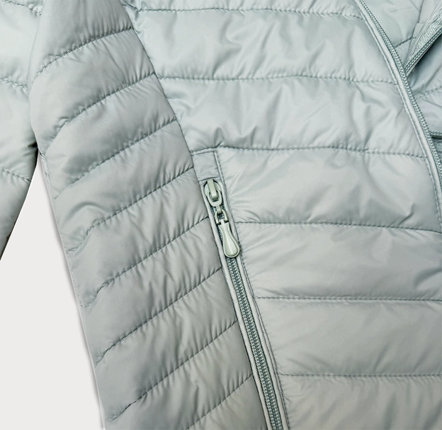 Lekka kurtka damska z odpinanym kapturem J Style miętowa (16M9230-156)