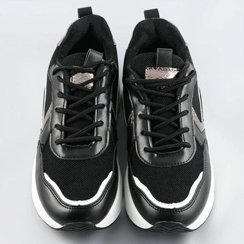 Sportowe buty damskie czarne (bs-06)