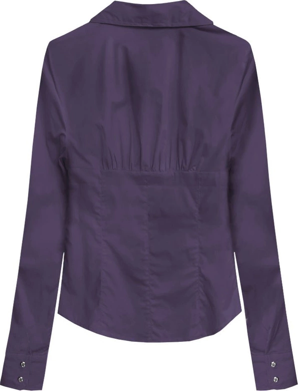 BAWEŁNIANA KOSZULA FIOLETOWA (1085)