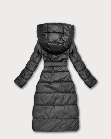 Zimowa kurtka dwustronna futerko Minority grafitowa (P3-6020-27)