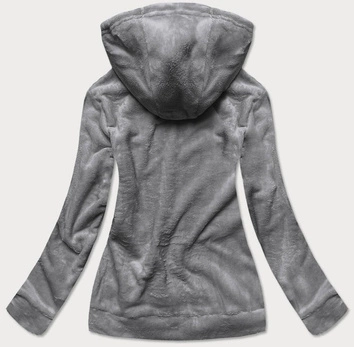 PLUSZOWA DAMSKA BLUZA GRAFITOWA (HH033-2)