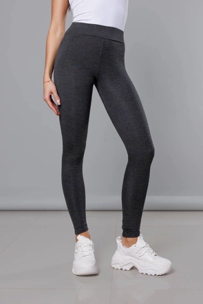 Sportowe legginsy ciemny szary (YW001)