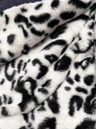 Zimowa parka damska na futerku granatowa (can-578)