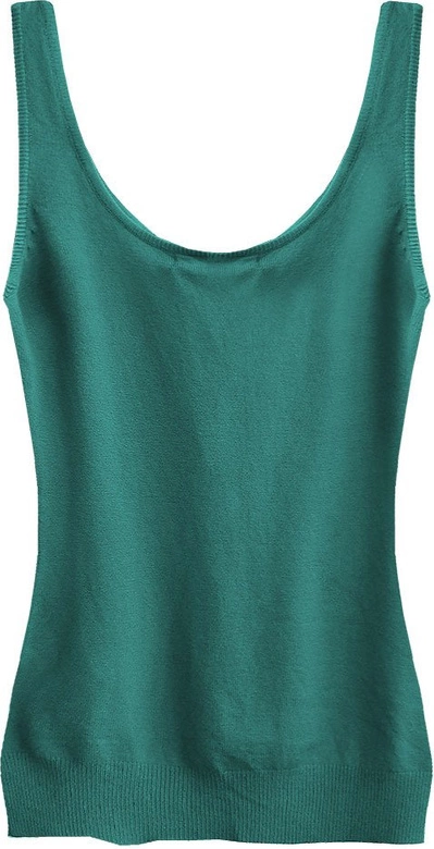 SWETERKOWA BLUZKA NA RAMIĄCZKACH MORSKA (1125)