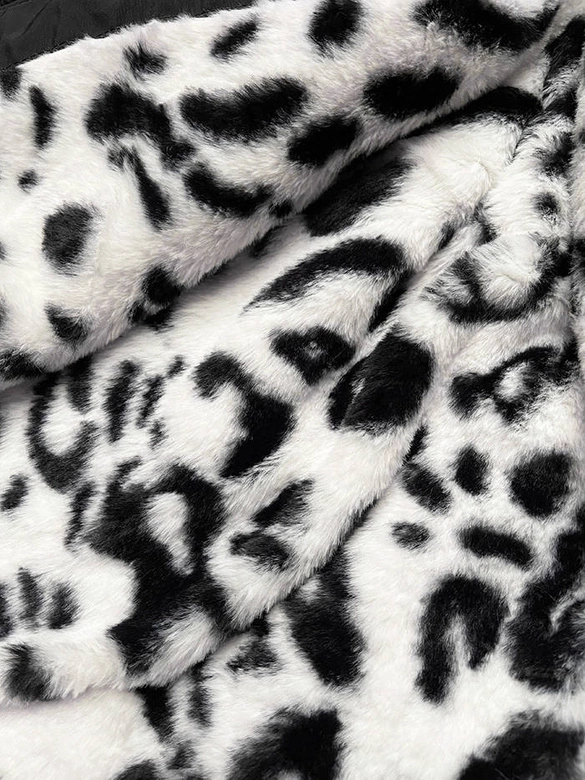 ZIMOWA PARKA DAMSKA NA FUTERKU CZARNA (CAN-578BIG)