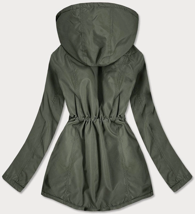 KURTKA DAMSKA Z KAPTUREM KHAKI (B2660-11032)
