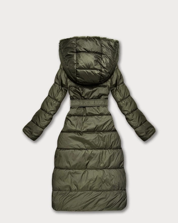 Zimowa kurtka dwustronna futerko Minority khaki (P3-6020-22)