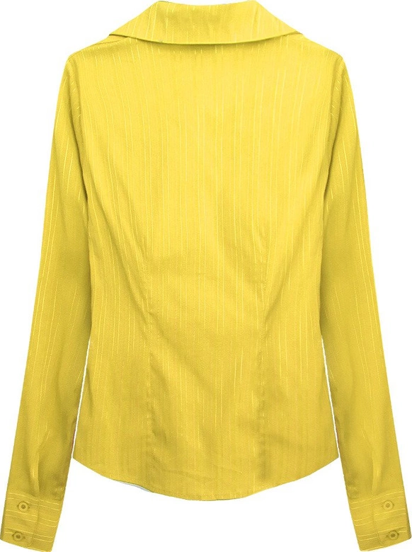 ELEGANCKA KOSZULA ŻÓŁTA (1084)