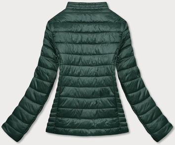 CIENKA KURTKA DAMSKA ZE STÓJKĄ ZIELONA (BH-2006)