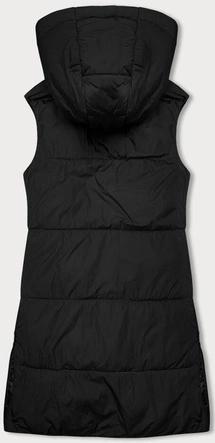 Taliowana kamizelka damska czarna (16M9093-392)