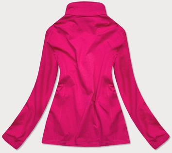 DAMSKA BLUZA SPORTOWA ZE STÓJKĄ RÓŻOWA (58114)