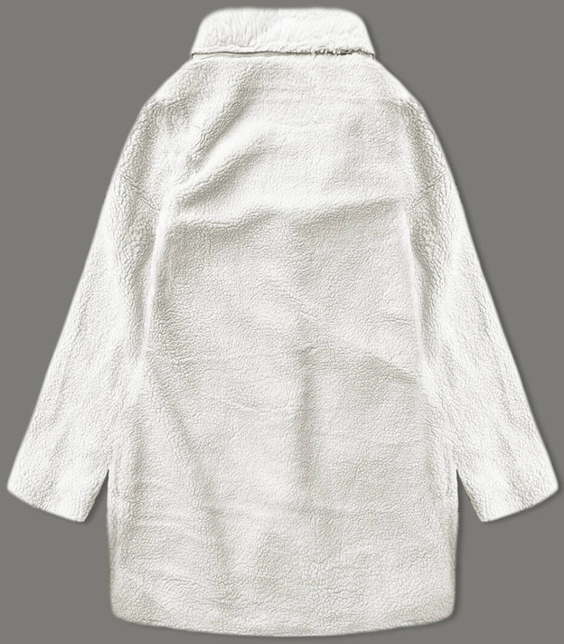 Kurtka damska typu baranek J Style ecru (5M3239-281)