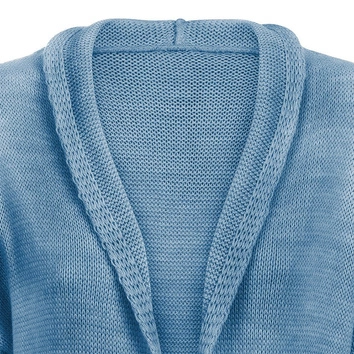 SWETER Z BUFIASTYMI RĘKAWAMI NIEBIESKI (116ART)