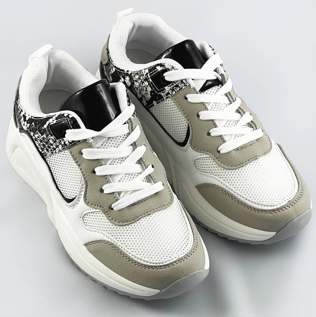 Sportowe buty damskie białe (6348)