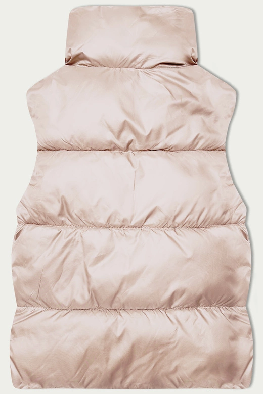 Dwustronna krótka kamizelka S'West perłowy róż-panterka (B8346-51)