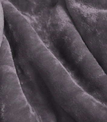 Wodoodporna parka damska na futerku granatowa (m-933)