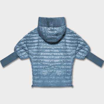 Damska kurtka nietoperz Minority niebieska (P3-6913-30)